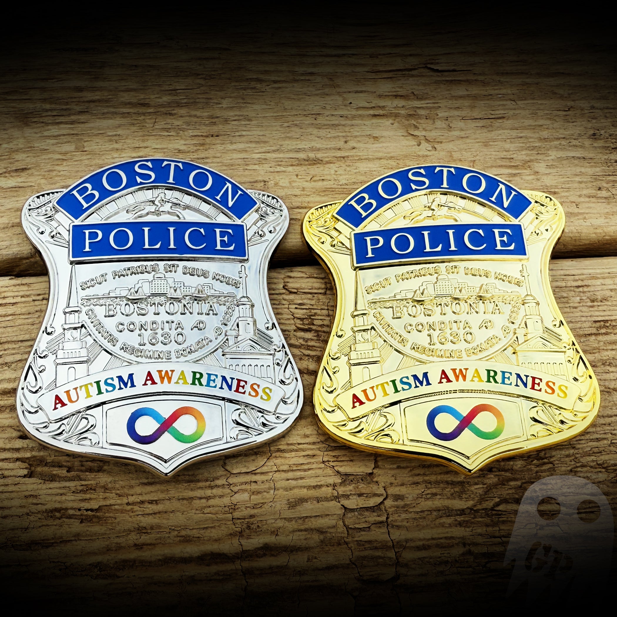 Autism - Boston, MA PD Autism Awareness Badge