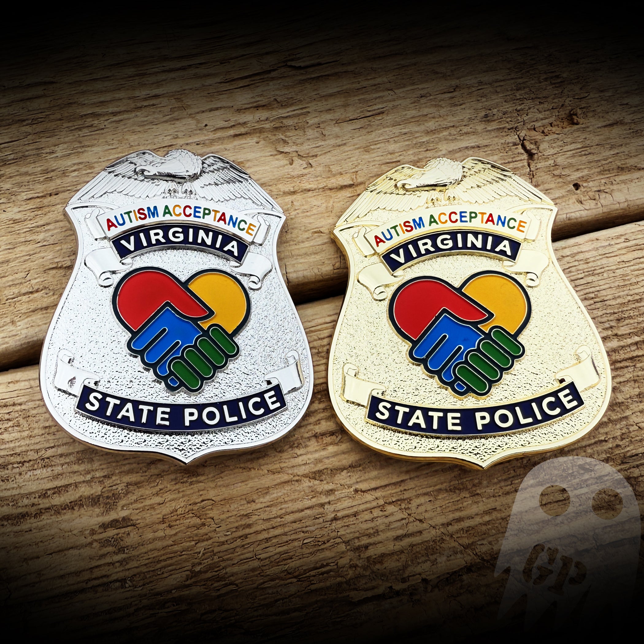 Autism - Virginia State Police Autism Awareness Badge